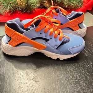 Nike Kids Blue and Orange Sneakers